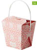 Rice 6-delige set: lunchboxen rood - (B)9 x (H)8 x (D)7 cm