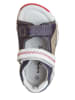 Lea Lelo Leder-Sandalen in Dunkelblau/ Weiß/ Beige