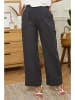 Le Monde du Lin Leinen-Hose "Valencia" in Anthrazit