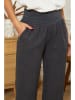 Le Monde du Lin Leinen-Hose "Valencia" in Anthrazit