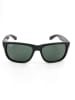 Ray Ban Męskie okulary przeciwsłoneczne "Justin" w kolorze czarno-zielono-szarym