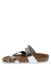 Sunbay Teenslippers "Tulipe" zilverkleurig