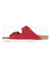 Sunbay LEDER-Pantoletten "Trefle" in Rot