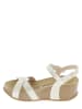 Sunbay Sleehaksandalen "Pivoine" zilverkleurig