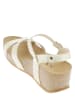 Sunbay Sleehaksandalen "Pivoine" zilverkleurig