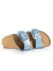 Sunbay Slippers "Trefle" lichtblauw