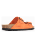 Sunbay Leder-Pantoletten in Orange