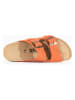Sunbay Leren slippers oranje