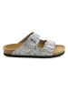 Sunbay Slippers "Trefle" zilverkleurig