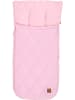 Kaiser Naturfellprodukte Sommer-Fußsack "Nikk" in Rosa - (L)89 x (B)40 cm