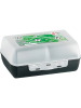 Emsa Lunchbox "Variabolo" zwart/groen - (B)16 x (H)7 x (D)11 cm