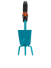 Gardena Kleine hark turquoise/zwart - (L)37 cm