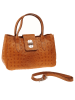 Florence Bags Leren handtas "Cursa" bruin - (B)26 x (H)17 x (D)12 cm