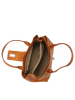 Florence Bags Skórzana torebka "Cursa" w kolorze brązowym - 26 x 17 x 12 cm