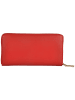 Florence Bags Leder-Geldbörse "Quero" in Rot - (B)20 x (H)10 x (T)2 cm