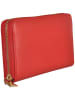 Florence Bags Leder-Geldbörse "Quero" in Rot - (B)20 x (H)10 x (T)2 cm