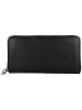 Florence Bags Leren portemonnee "Dole" zwart - (B)20 x (H)10 x (D)2 cm