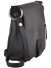 Florence Bags Leder-Umhängetasche "Gisstel" in Schwarz - (B)19 x (H)17 x (T)5 cm