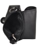 Florence Bags Skórzana torebka "Gisstel" w kolorze czarnym - 19 x 17 x 5 cm