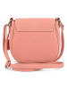 Florence Bags Leder-Umhängetasche "Gisstel" in Rosa - (B)19 x (H)17 x (T)5 cm
