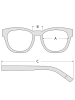 Disney Kinder-Sonnenbrille in Schwarz/ Rot