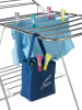 Wenko 2er-Set: Wäscheklammerbeutel in Blau - (B)10 x (H)19 x (T)17 cm