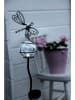 STAR Trading Ledsolartuinsteker "Butterfly" zwart/transparant - (H)85 cm