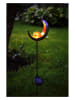 STAR Trading LED-Solar-Gartenstecker "Melilla" in Schwarz/ Orange - (H)85 cm