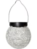 STAR Trading Ledsolarlamp "Glory" transparant - Ø 12 cm