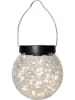STAR Trading Ledsolarlamp "Glory" transparant - Ø 12 cm