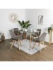 Ethnical Life 2er-Set: Esszimmerstühle in Taupe - (B)46 x (H)86,5 x (T)52 cm