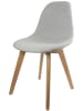 THE HOME DECO FACTORY 2er-Set: Esszimmerstühle in Grau - (B)47 x (H)87 x (T)53 cm