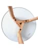 THE HOME DECO FACTORY 2er-Set: Beistelltische in Natur/ Transparent
