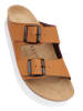 BACKSUN Slippers lichtbruin