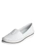 Andrea Conti Skórzane slippersy w kolorze białym