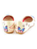 Goby Leder-Ballerinas in Beige/ Blau/ Rosa