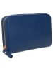 ORE10 Leder-Geldbörse in Blau - (B)20 x (H)11 x (T)3 cm