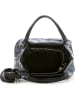 Anna Morellini Leder-Henkeltasche "Clarissa" in Schwarz - (B)28 x (H)20 x (T)12 cm