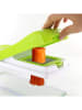 COOK CONCEPT Multifunctionele rasp groen/wit - (B)27,5 x (H)12,5 x (D)11,5 cm