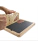 COOK CONCEPT Plank met snijder naturel/zwart (B)29 x (H)11 x (D)28 cm