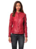 7eleven Leren jas "Rostock" rood