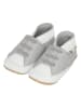Lait et Miel Leder-Krabbelschuhe "Sneakers" in Grau