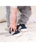 Lait et Miel Leder-Krabbelschuhe "Sneakers" in Dunkelblau