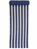 Le Comptoir de la Plage Strandmat "Bahia" donkerblauw/wit - (L)180 x (B)60 cm