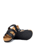 Comfortfusse  Leren slippers zwart