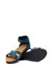 Comfortfusse  Leren sandalen donkerblauw