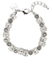 Otazu Verzilverde armband met Swarovski kristallen