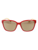 Salvatore Ferragamo Damen-Sonnenbrille in Rot/ Gelb