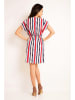 Awama Kleid in Rot/ Bunt