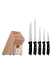WMF 6-delige messenset "Classic Line" zwart/bruin